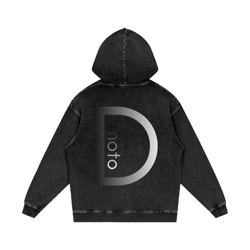 Black Defy Moto Hoodie